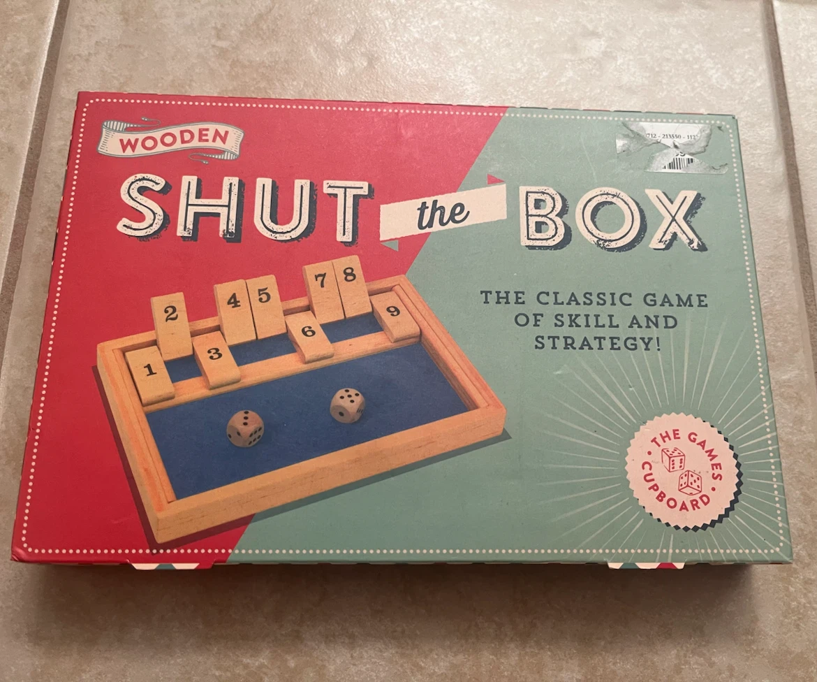 Professor Puzzle Wooden Shut the Box Game