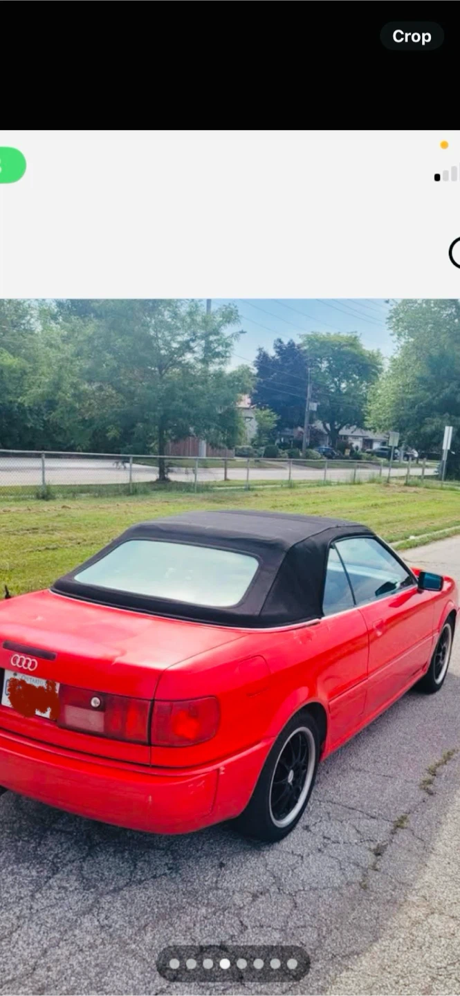 1997 Red Audi Cabriolet Convertible - photo 3