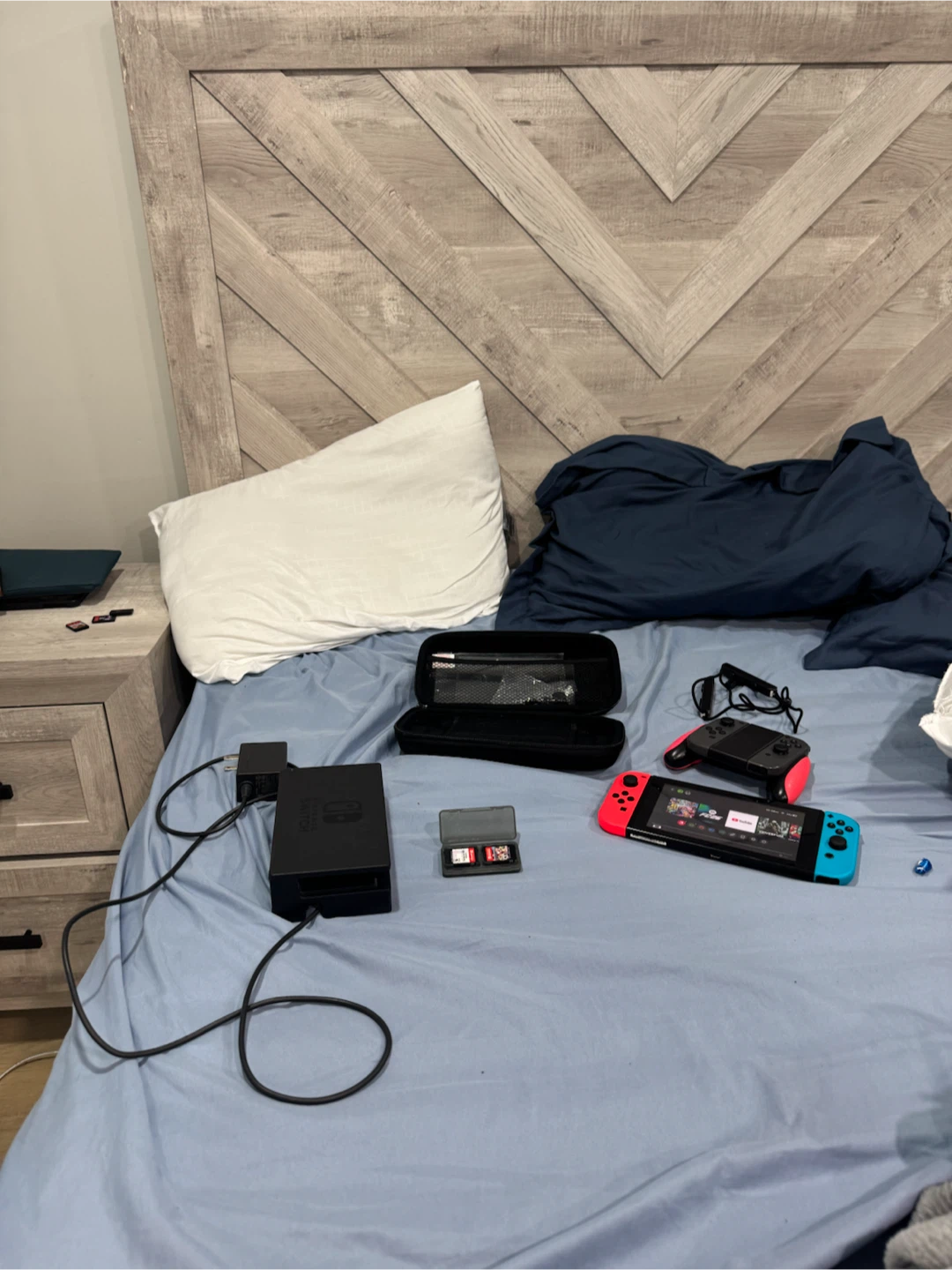 Nintendo Switch Console with Games and Accessories - photo 2