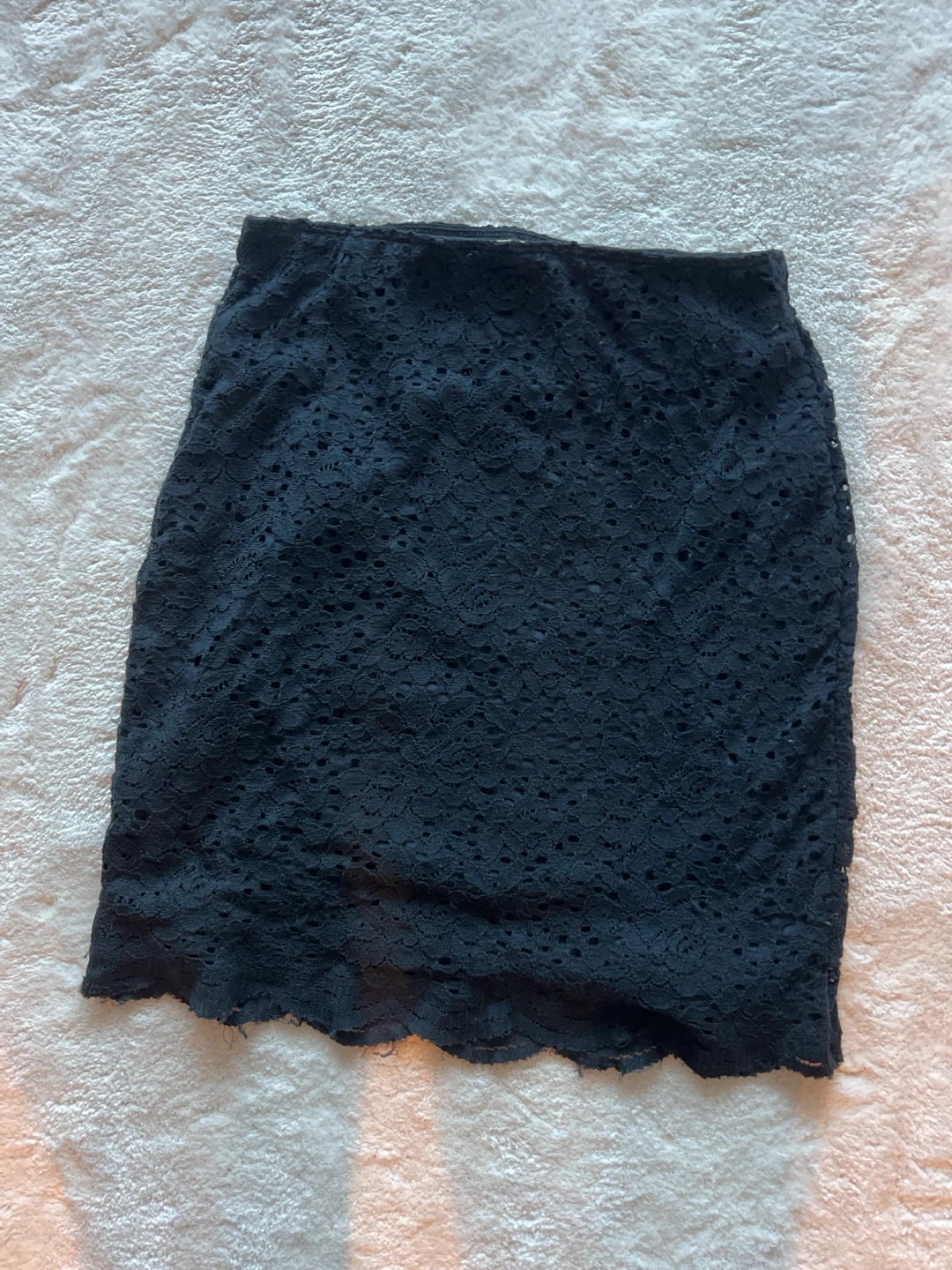 Hollister Black Lace Pencil Skirt XS