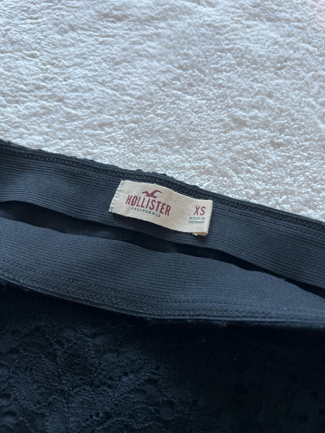 Hollister Black Lace Pencil Skirt XS - photo 2