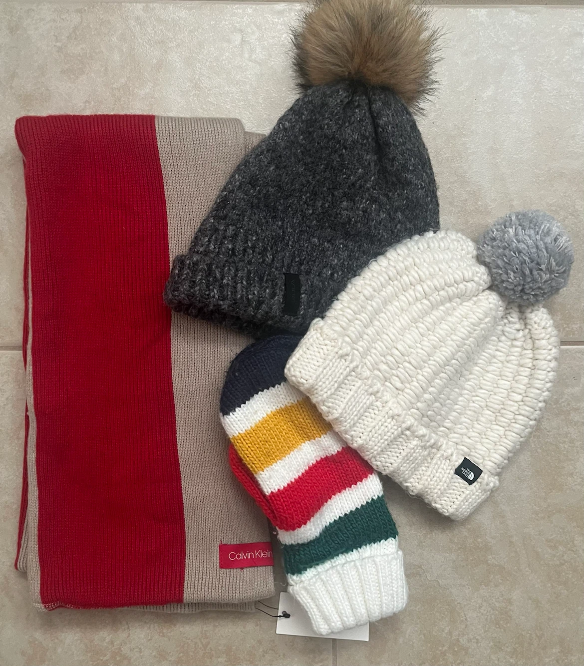 Women’s Bundle: Calvin Klein Scarf, Knit Hats & Mittens - photo 2