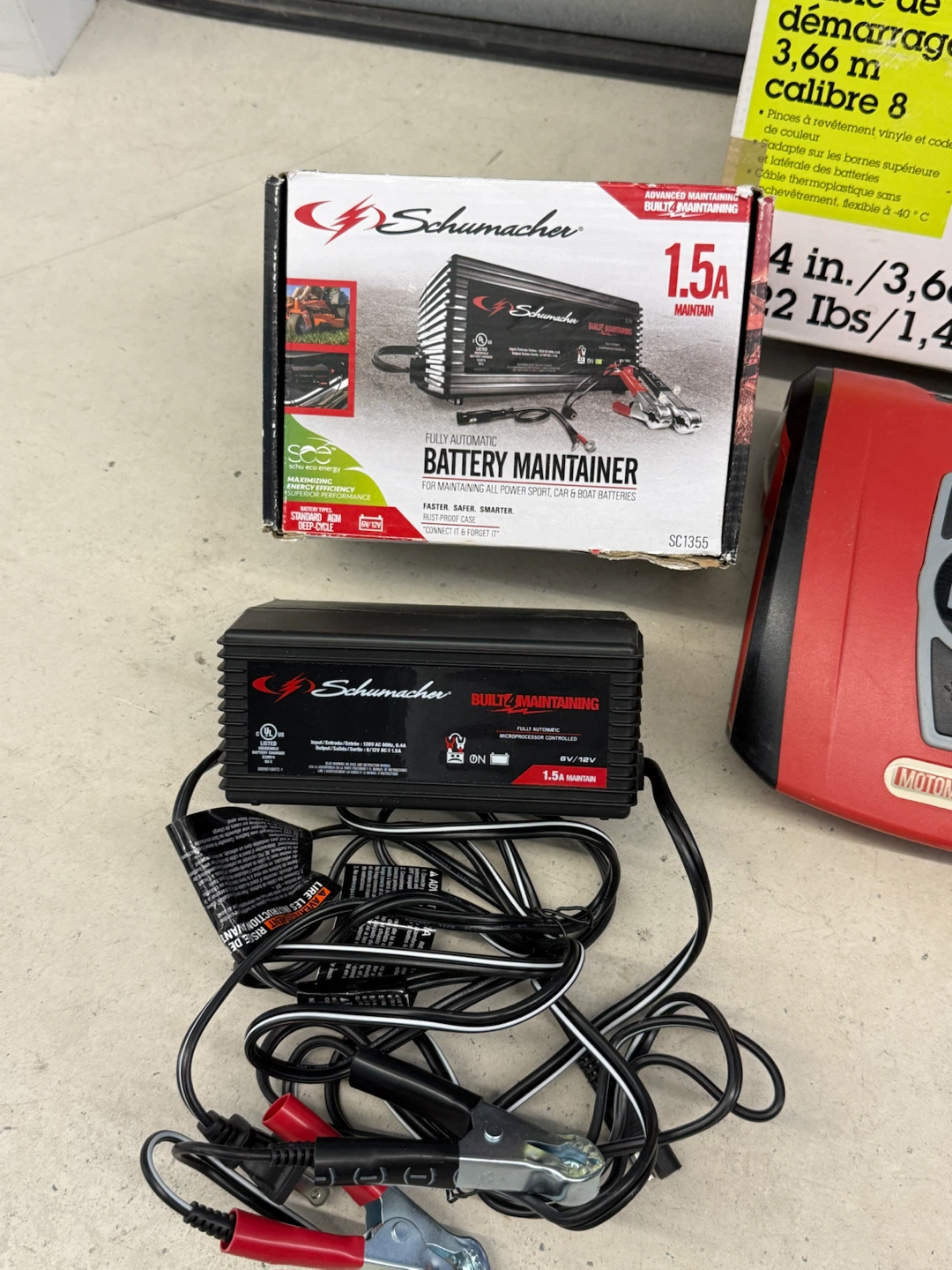 Car Set Air Compressor/Battery Maintainer/Booster Cable. - photo 3