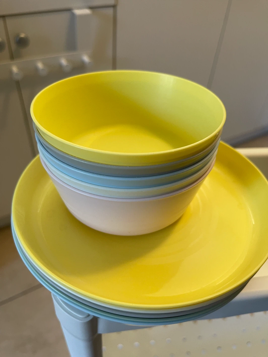 IKEA Set of 5 Plastic Bowls and Plates