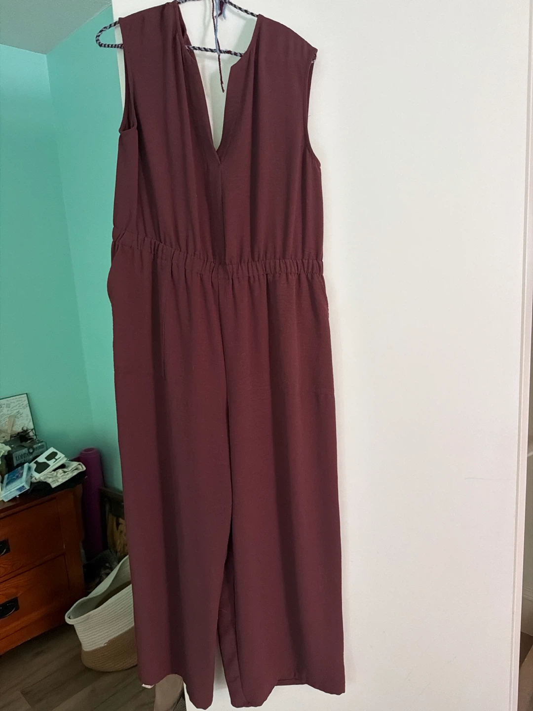 RW onesie - burgundy. XL
