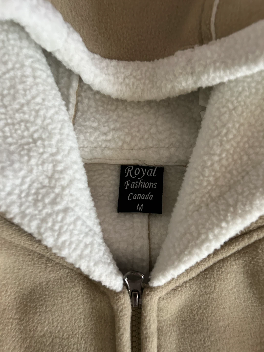 Royal Fashions Canada Fleece Zip-Up Hoodie - Size M - photo 2