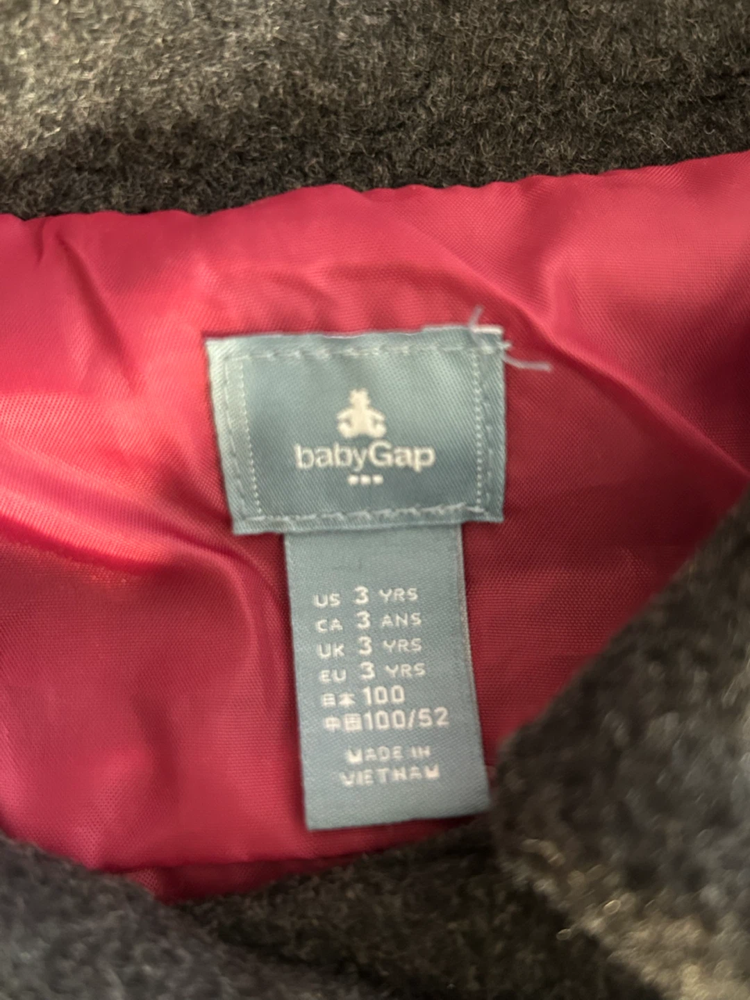 Baby Gap Kids Coat 3 Years - photo 4