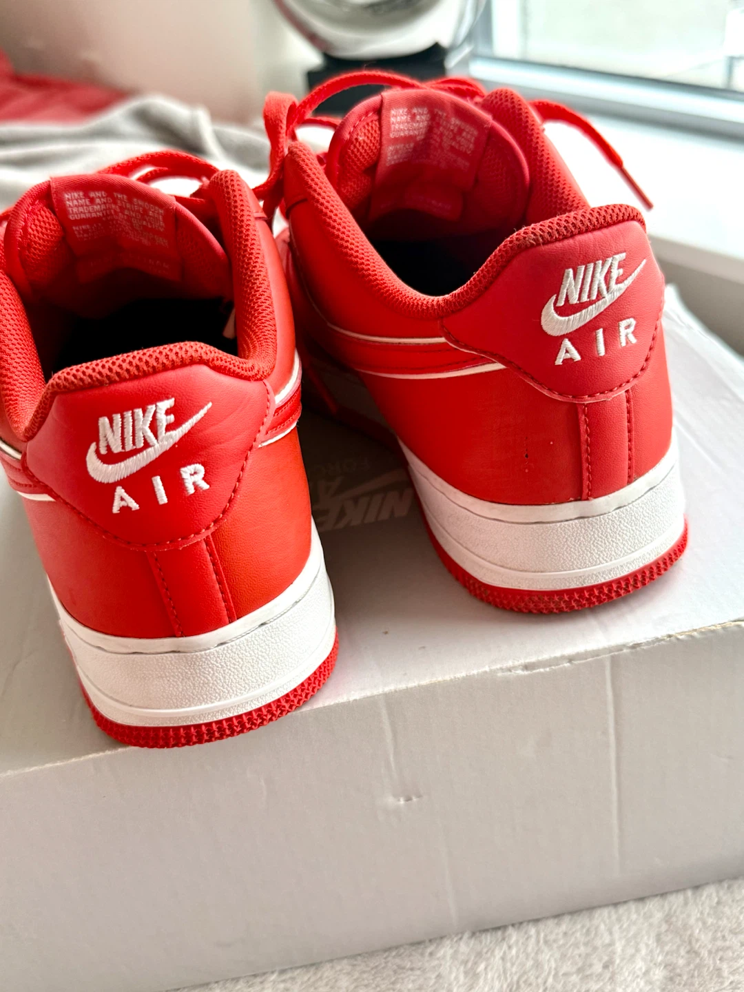 Nike Air Force 1 Low 07 Picante Red White - photo 4