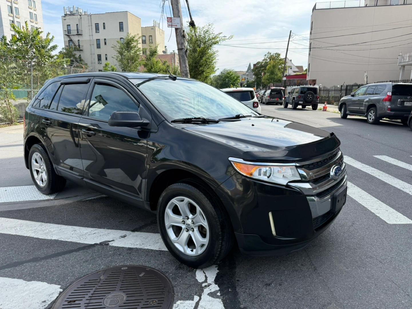 Black Ford Edge SEL SUV