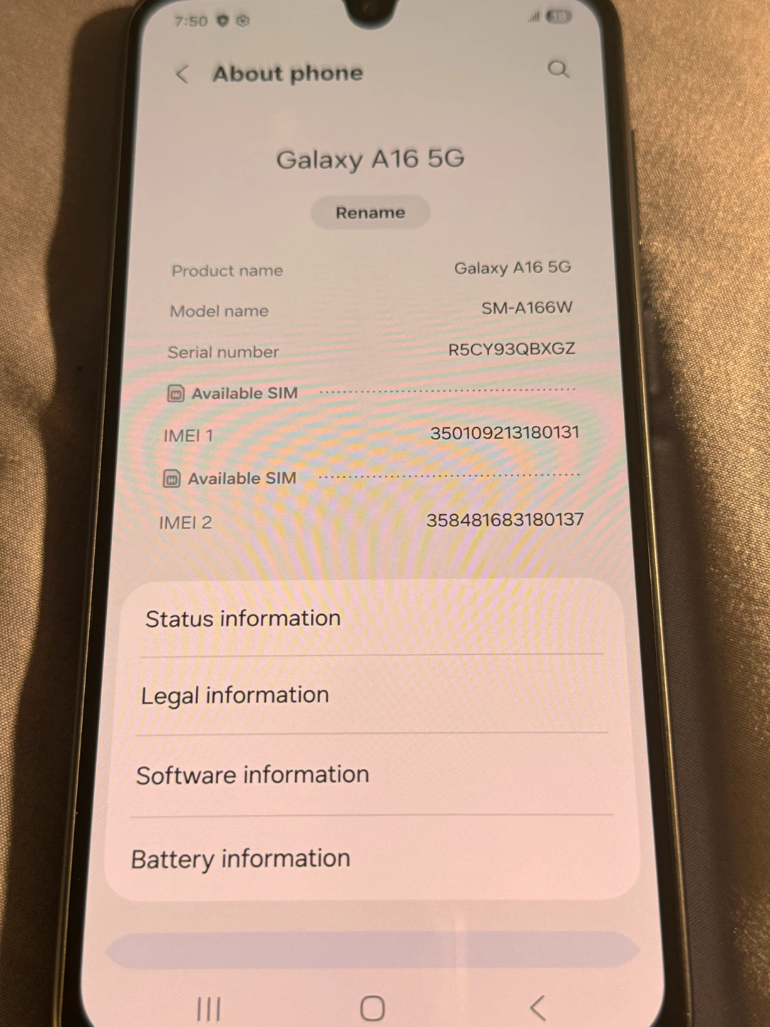 Samsung Galaxy A16 5G Smartphone