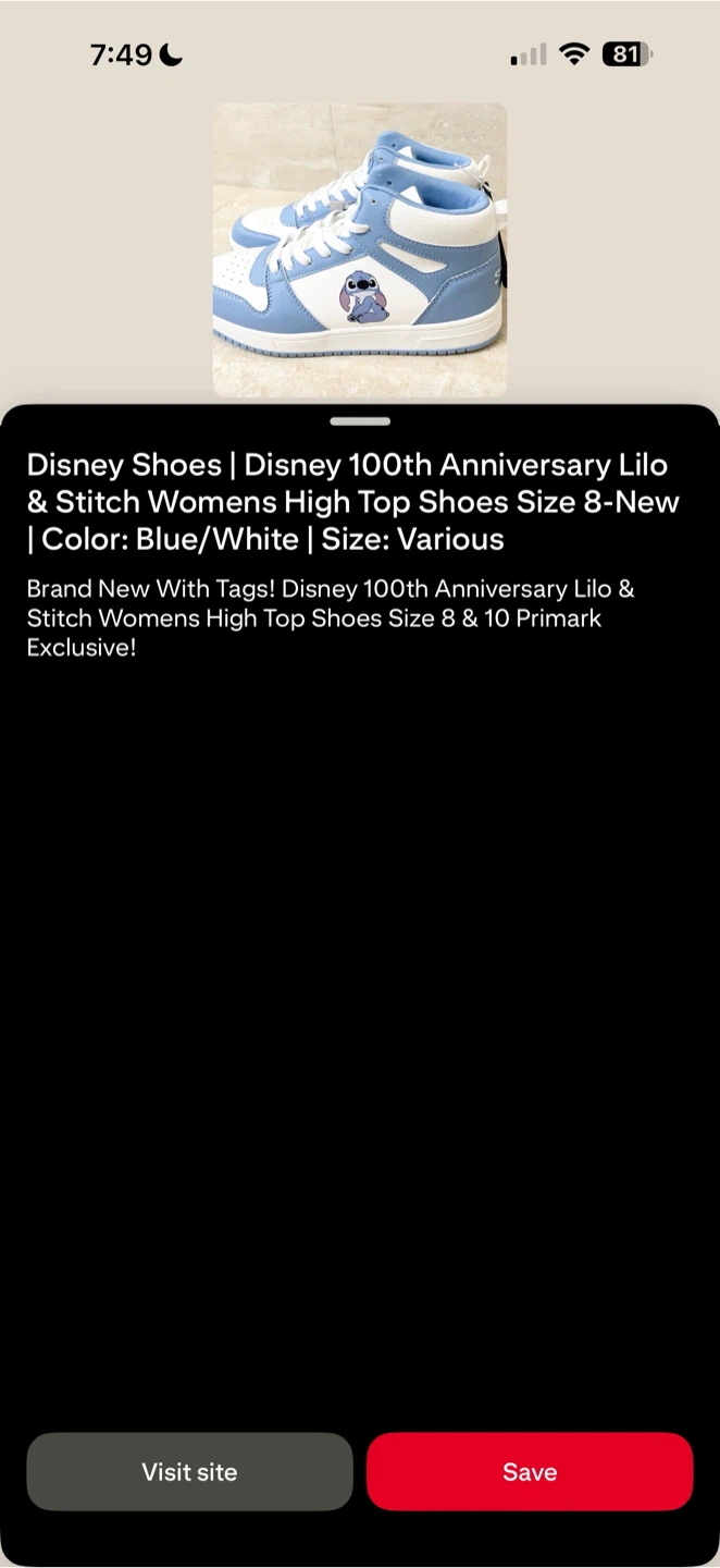 Disney x Stitch High Top Shoes - photo 4