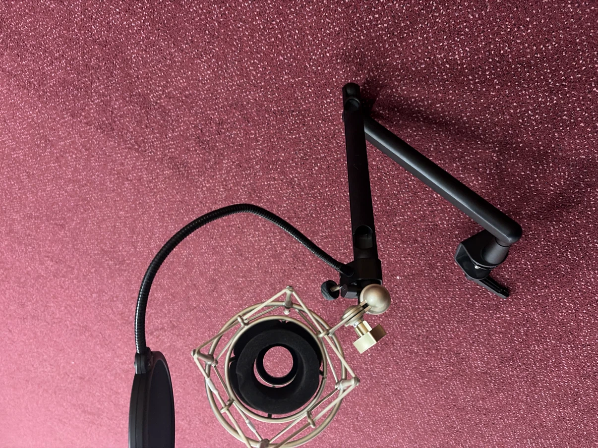 Adjustable Microphone Boom Arm with Pop Filter - photo 3