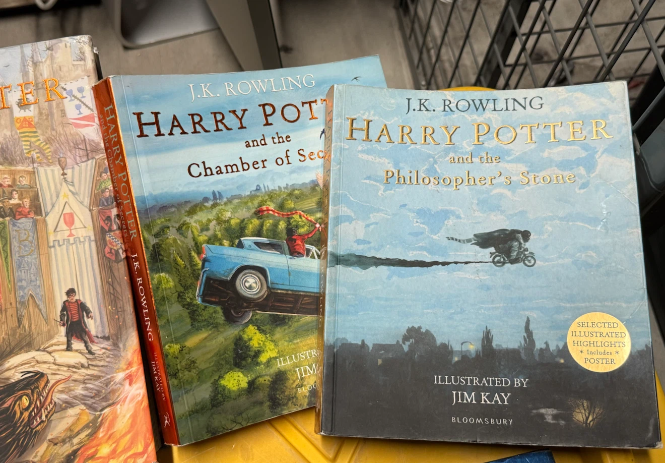 Set Harry Potter 8 Book + 8 Blu-ray  Disk - photo 3