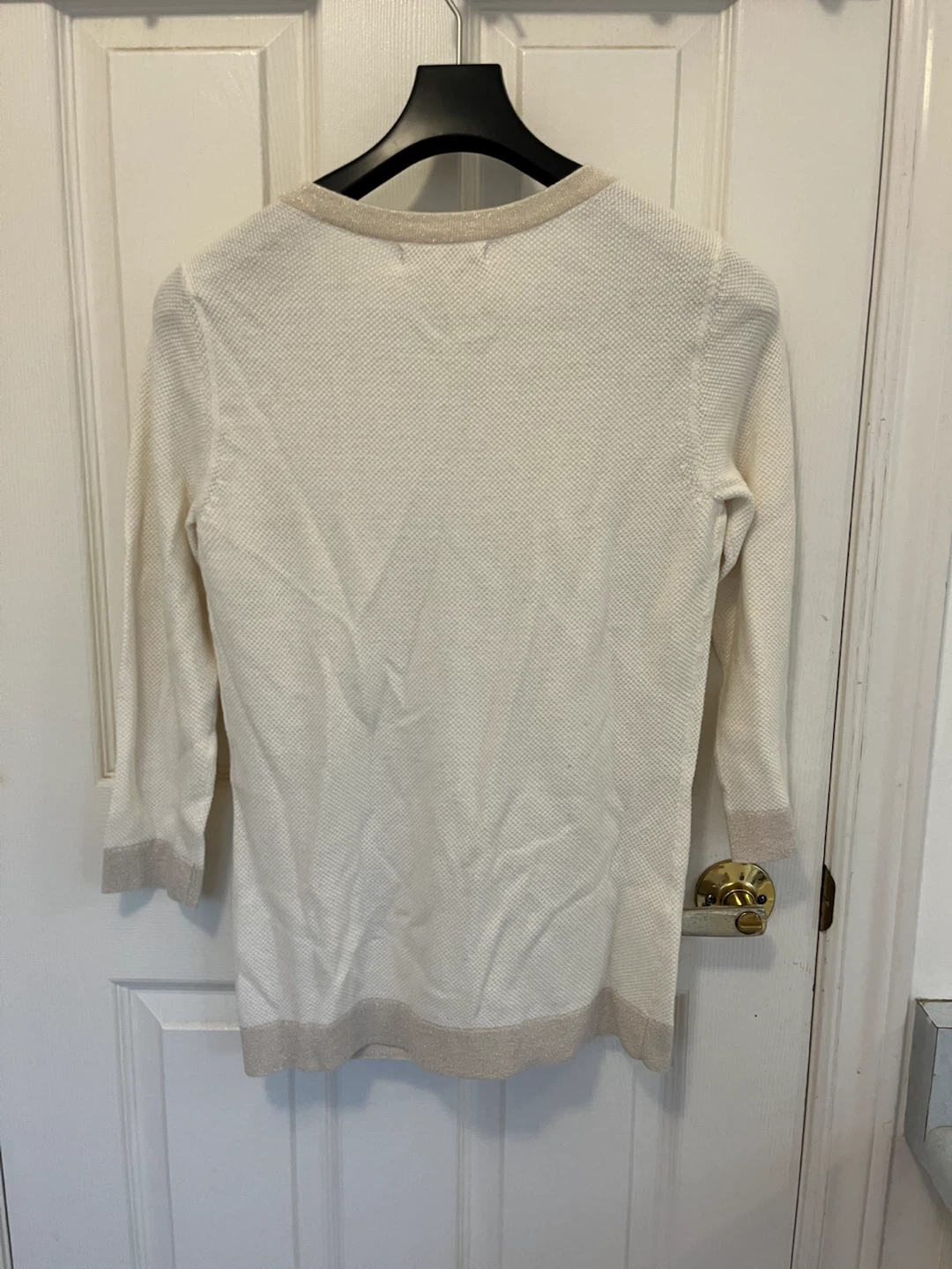 Banana Republic Women's Cream Cardigan Sweater Size M - photo 3