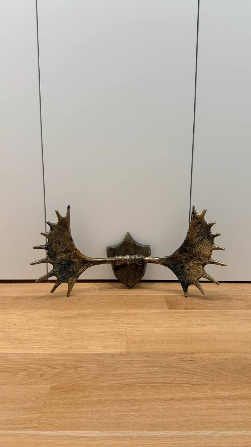 Metal Mounted Antlers