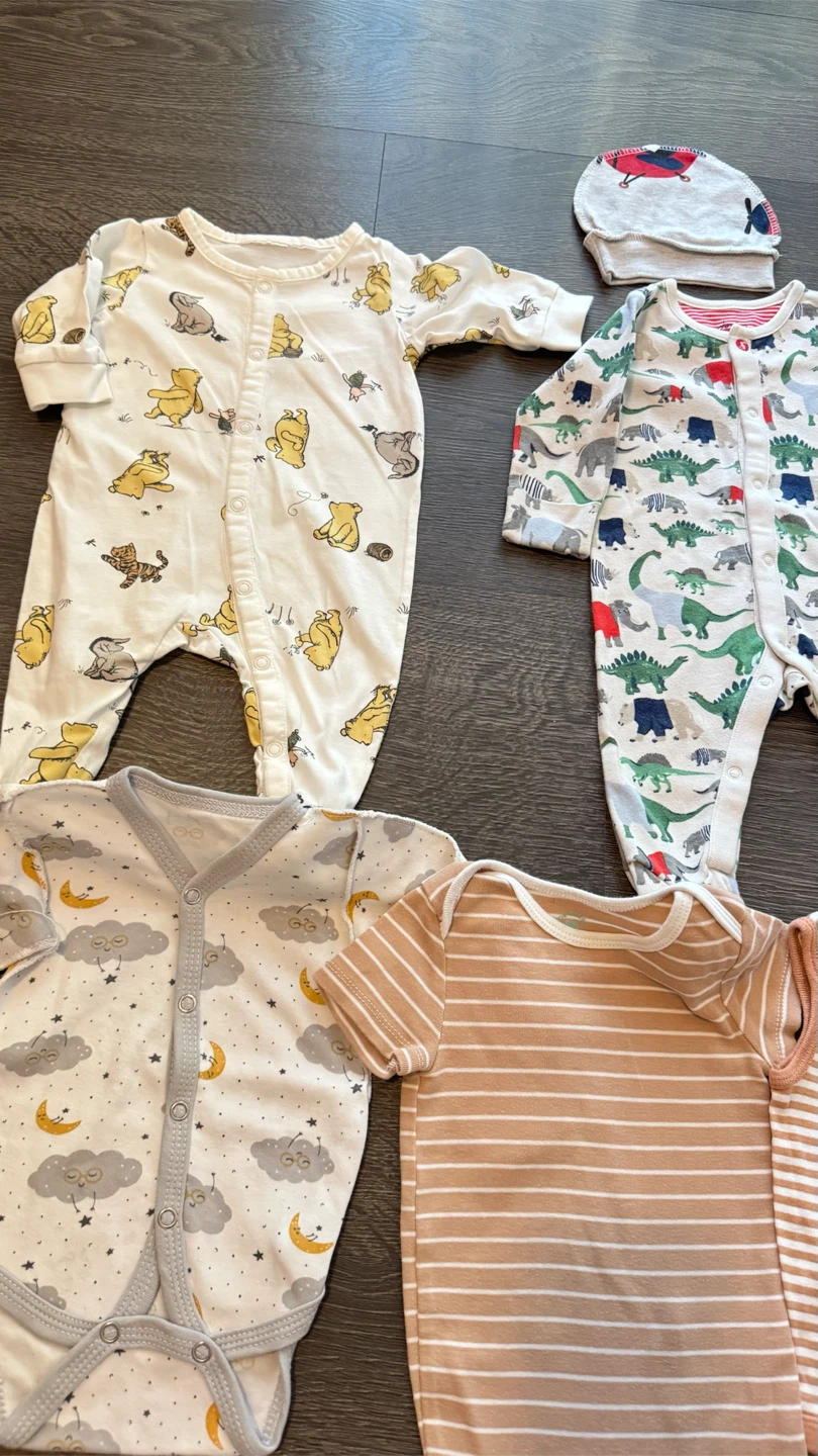 Baby Clothing Bundle - Sleepers, Bodysuits, Pants & Hats - photo 2