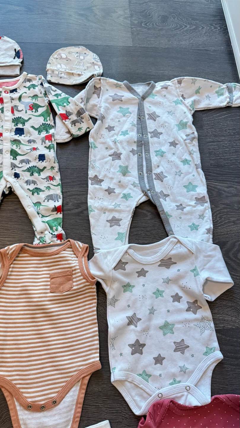 Baby Clothing Bundle - Sleepers, Bodysuits, Pants & Hats - photo 3