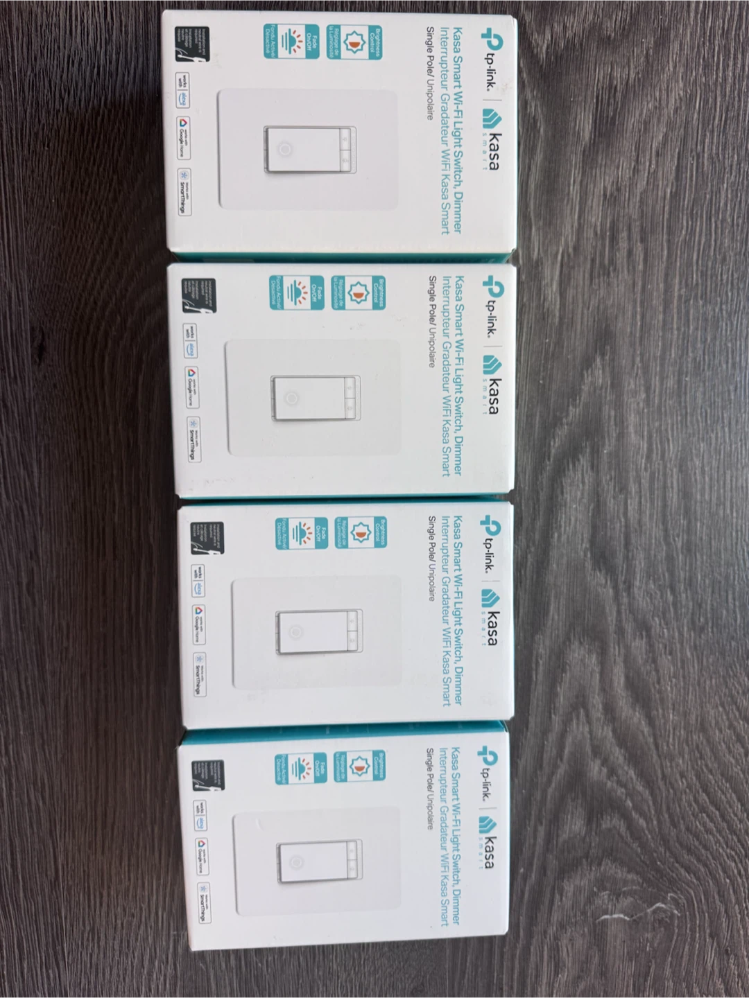 4x Kasa Smart HS220 Wi-Fi Dimmer Switches, New in Box - photo 5
