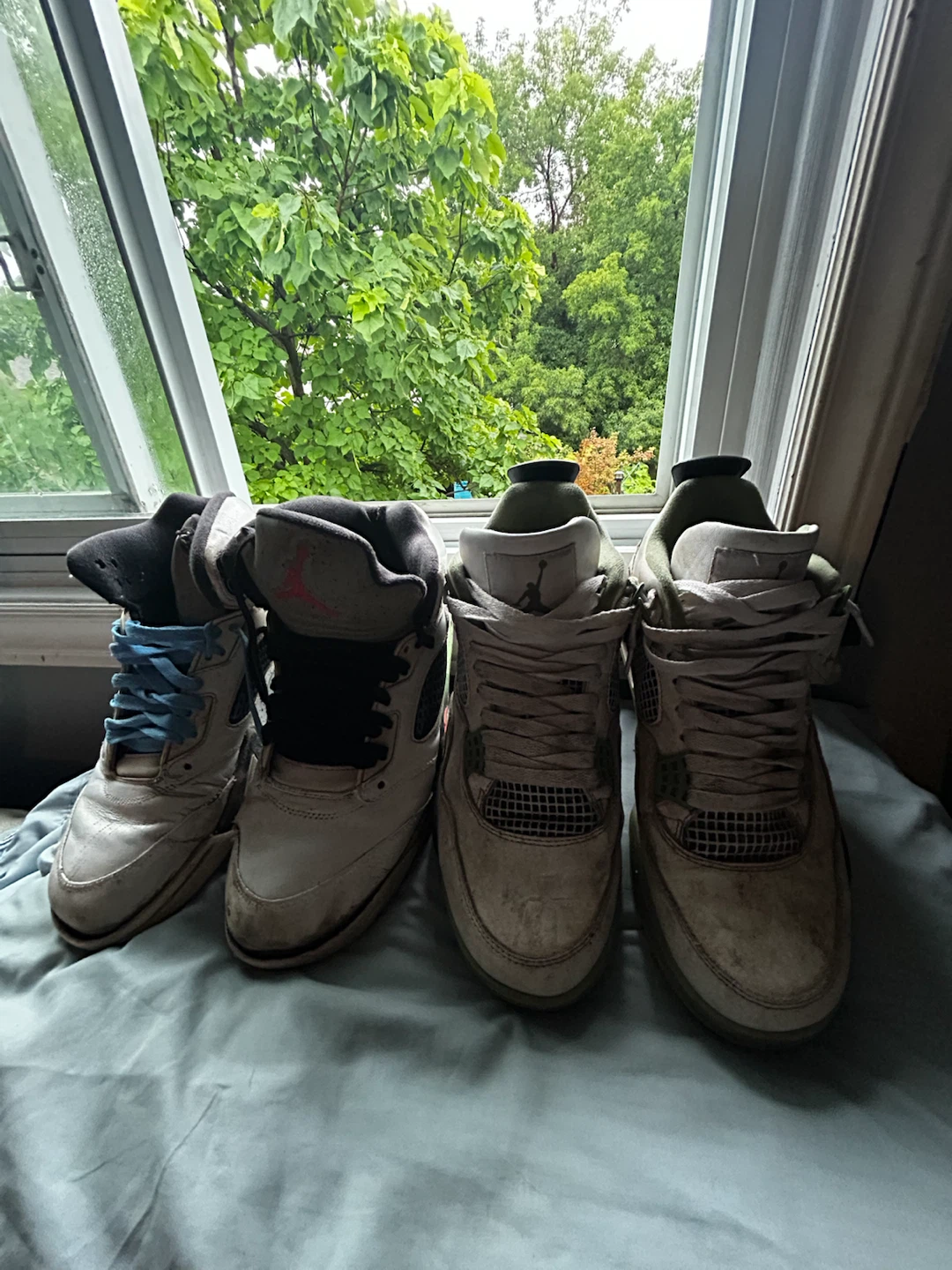 2 Pairs Jordan Retro 5 & 4 Sneakers