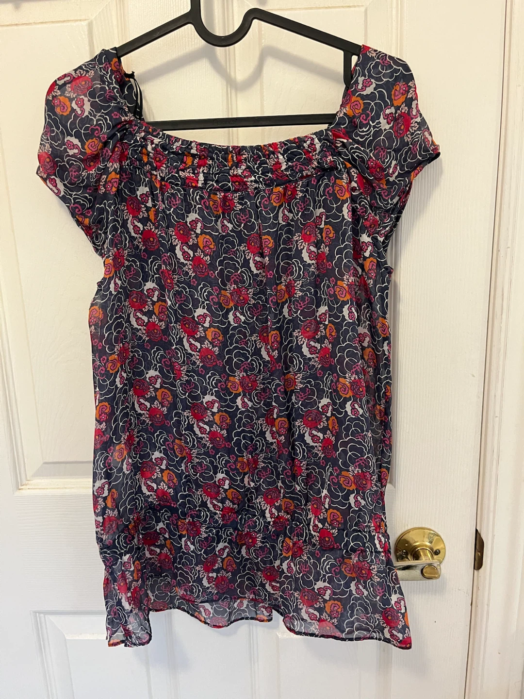 Zara Basic Floral Blouse - photo 3