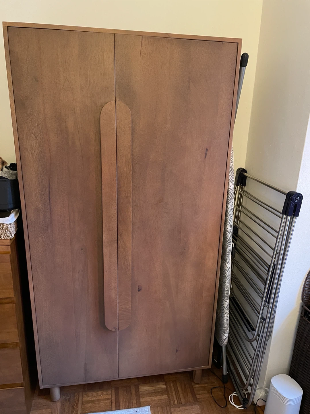 Solid Wood Armoire – Mid-Century Style ($2,200 retail)