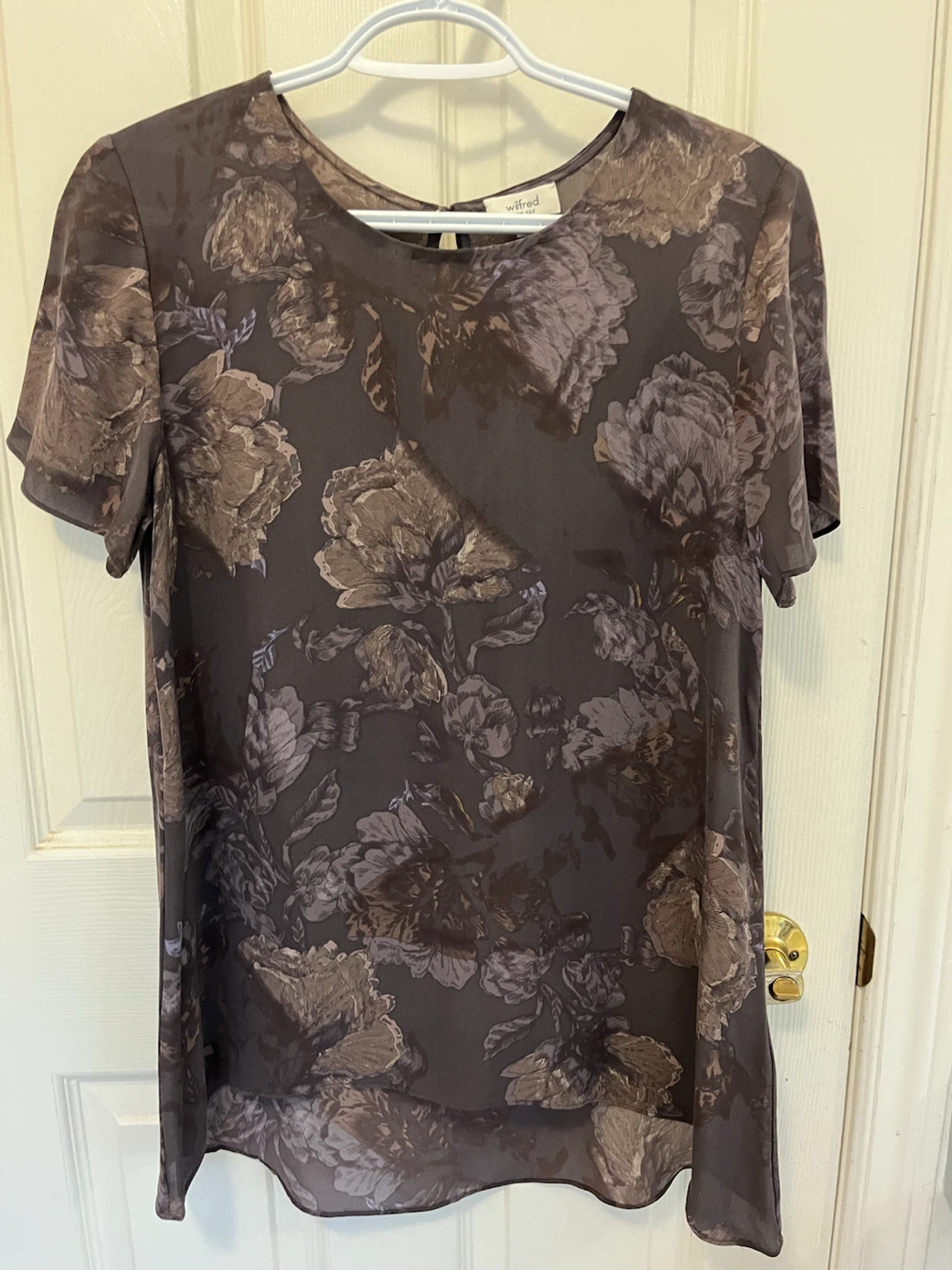 Wilfred Floral Silk Blouse Size S