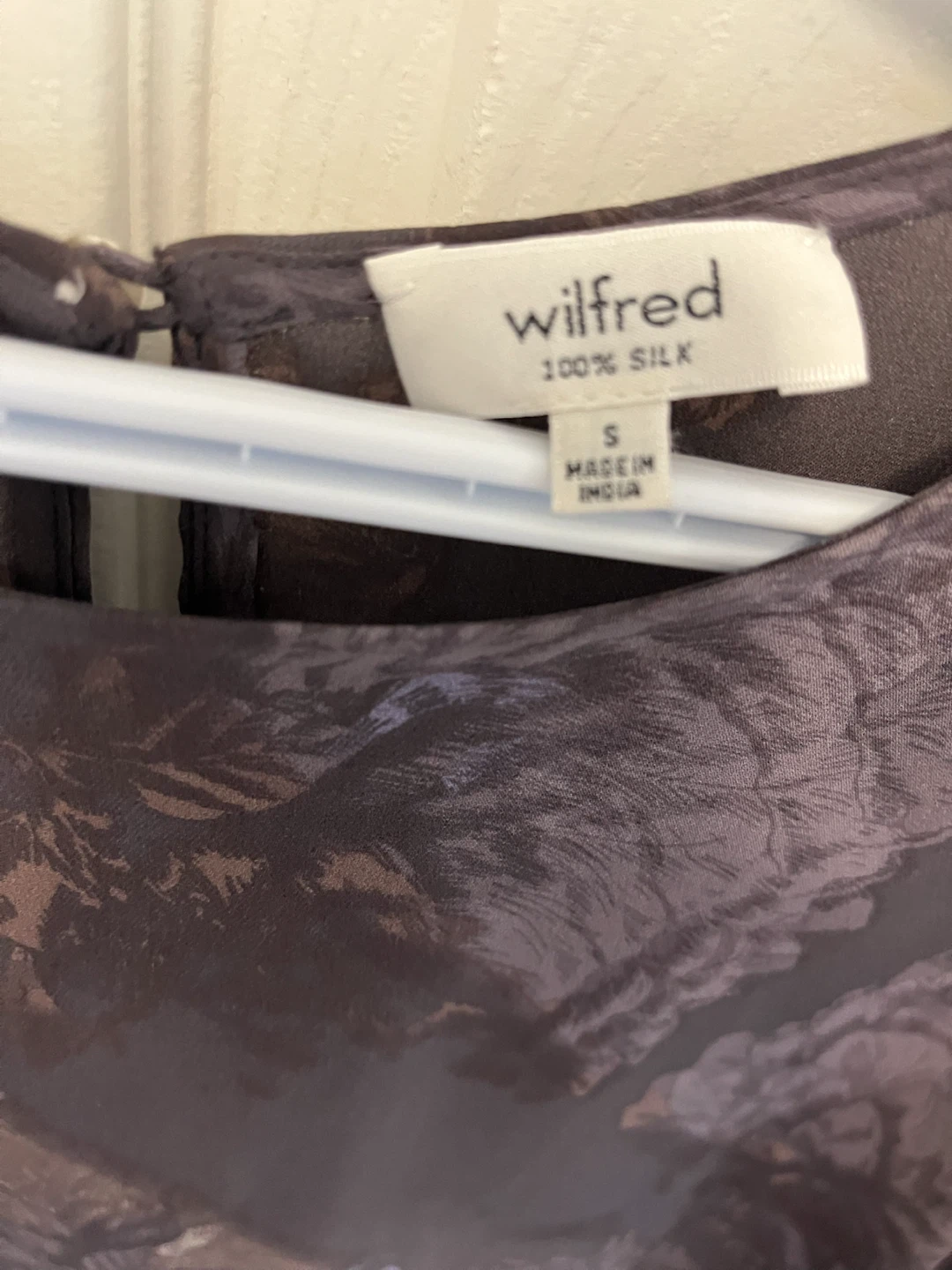 Wilfred Floral Silk Blouse Size S - photo 2