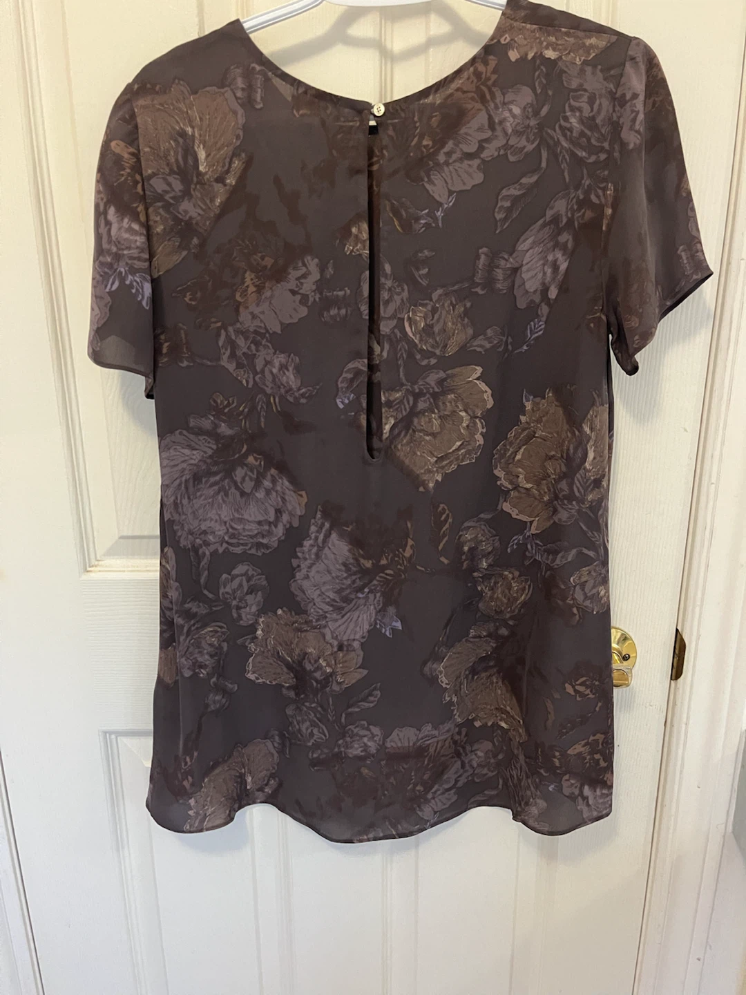 Wilfred Floral Silk Blouse Size S - photo 3