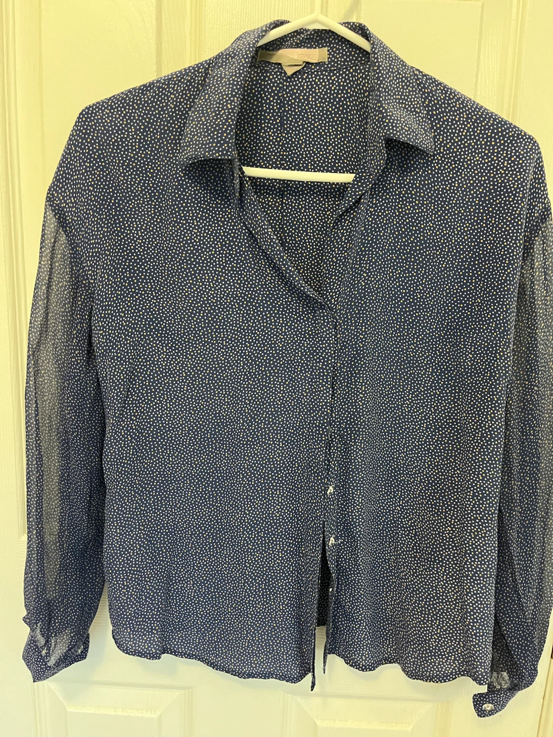 Forever 21 Polka Dot Button-Up Shirt
