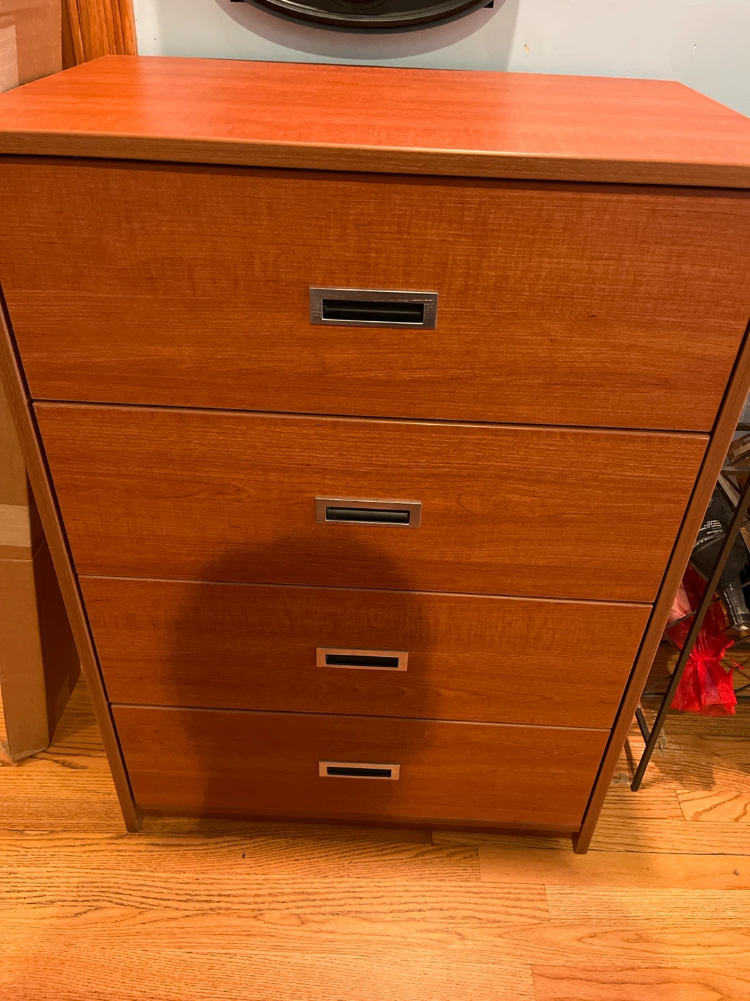 Wooden Dresser with 4 Drawers