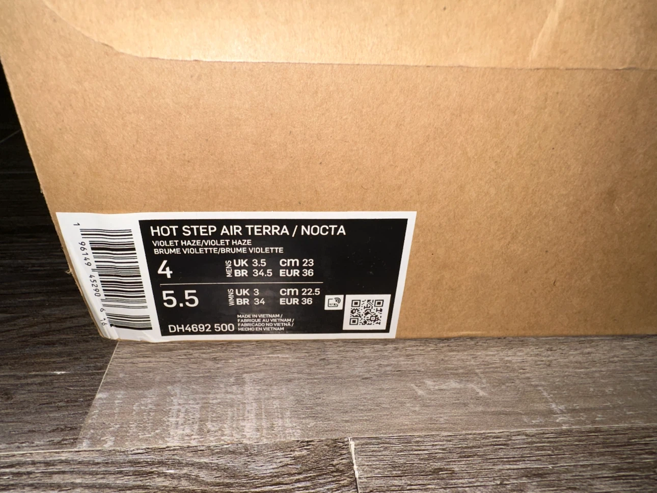 Nike Hot Step Air Terra / NOCTA Sneakers Purple - photo 2