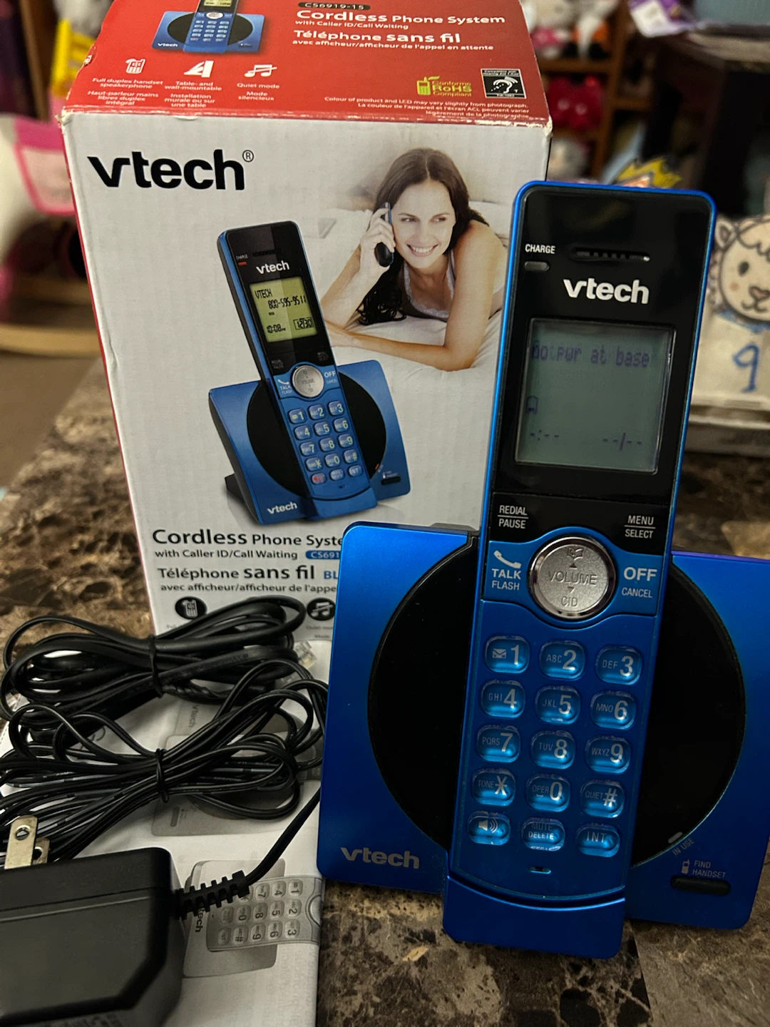 Vtech Cordless phone system blue - photo 2