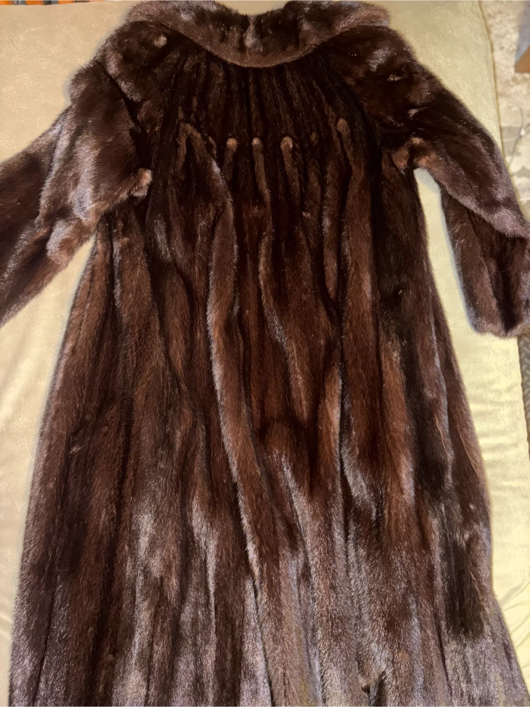 Dark Brown Mink Fur Coat - photo 2