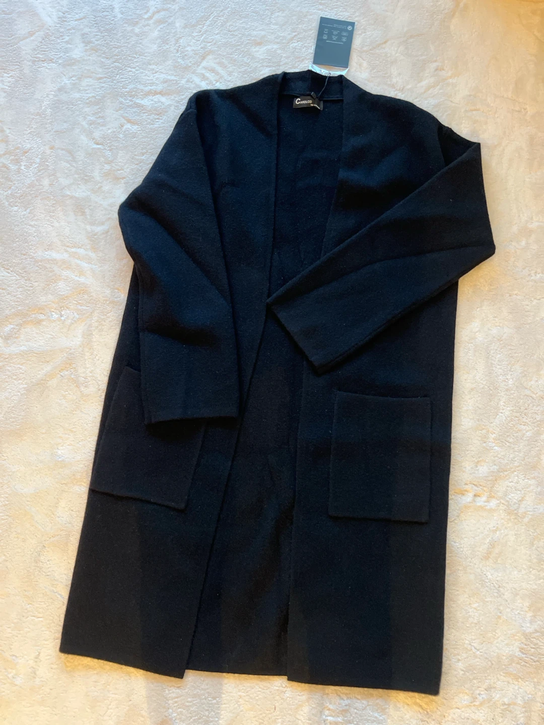 Comfy Black Long Cardigan