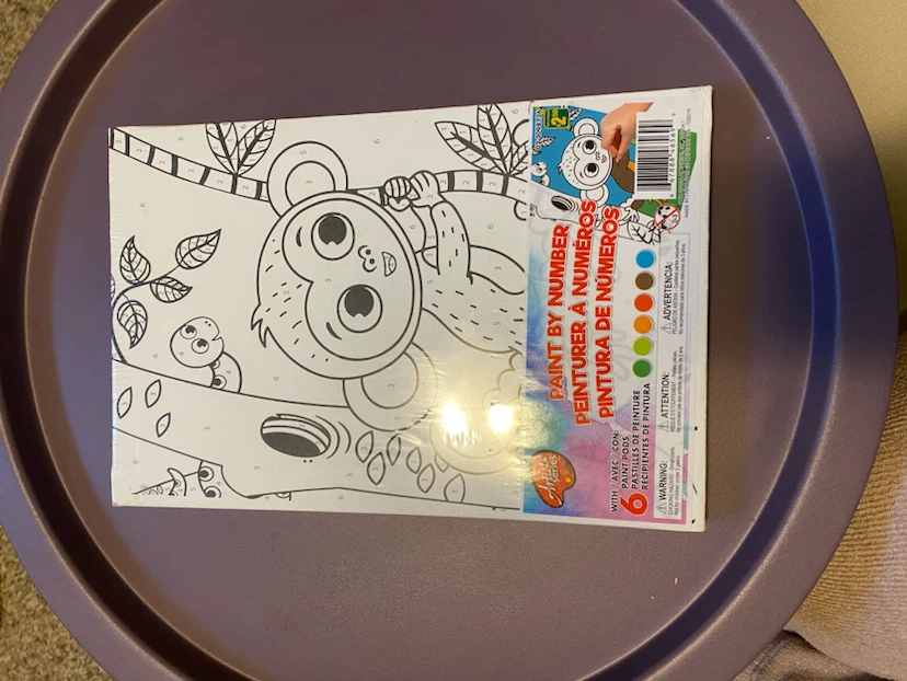 Kids paint by numbers