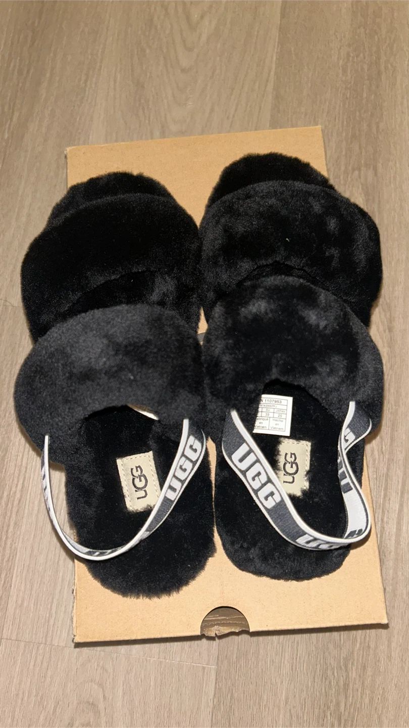 UGG Oh Yeah Slides Black Size 8 - photo 3