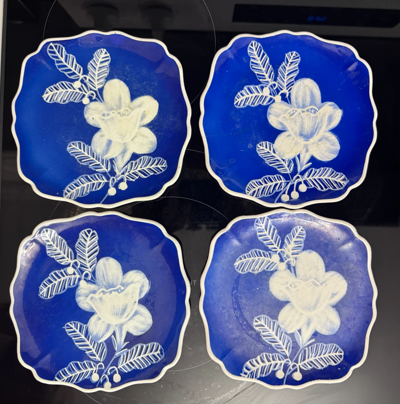 Set of 4 Dessert Plates - Made in Germany