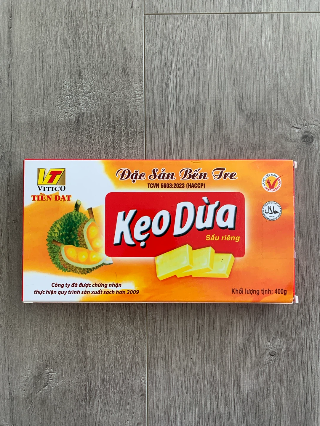 VITI CO Tien Dat Durian Coconut Candy - 400g