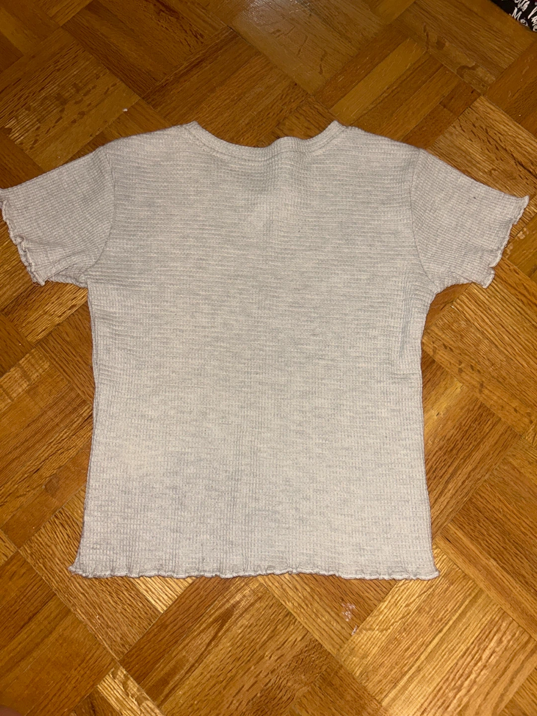 Light Grey Ribbed T-Shirt - photo 2