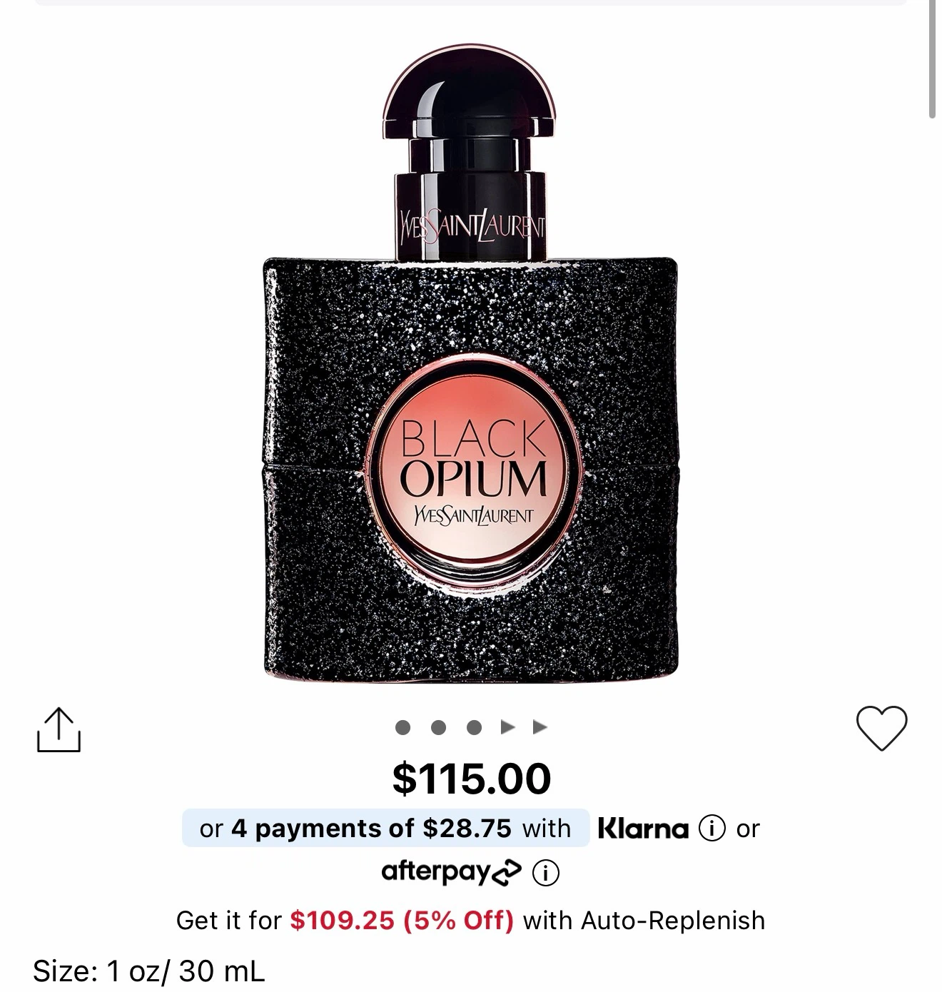 Yves Saint Laurent Black Opium Eau de Parfum
