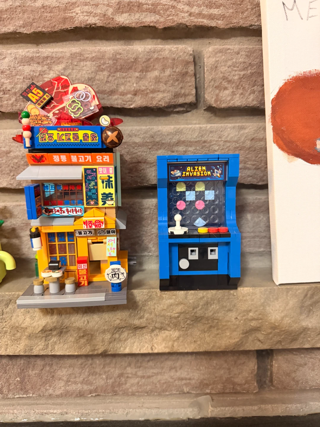 Lego Tokyo building and arcade machine