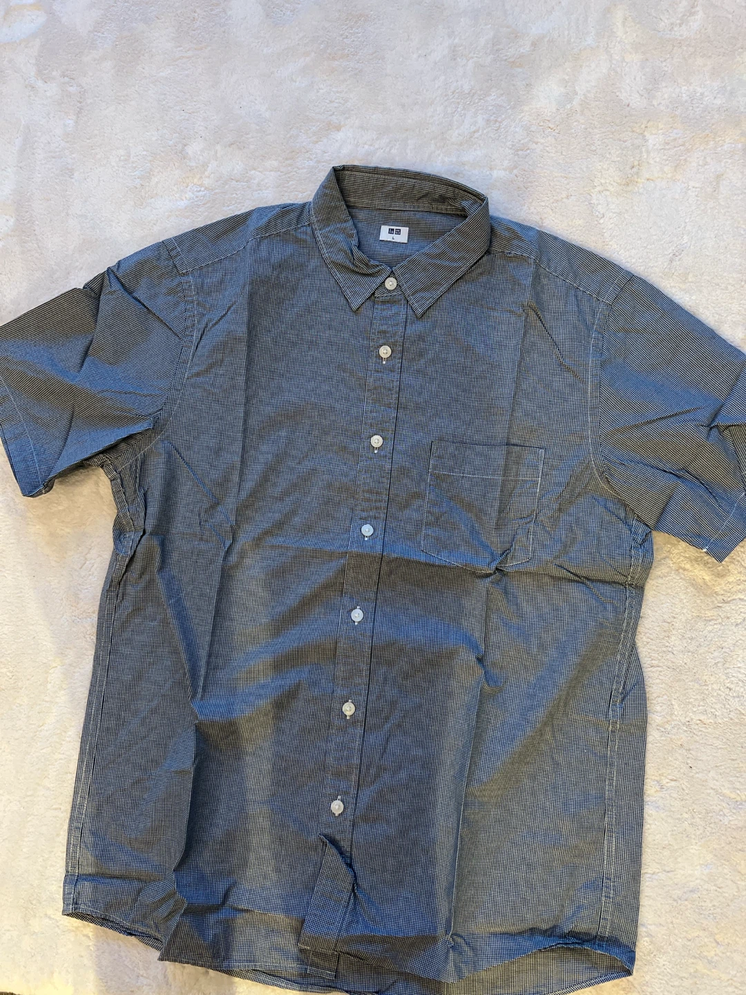 UNIQLO Short Sleeve Gingham Shirt