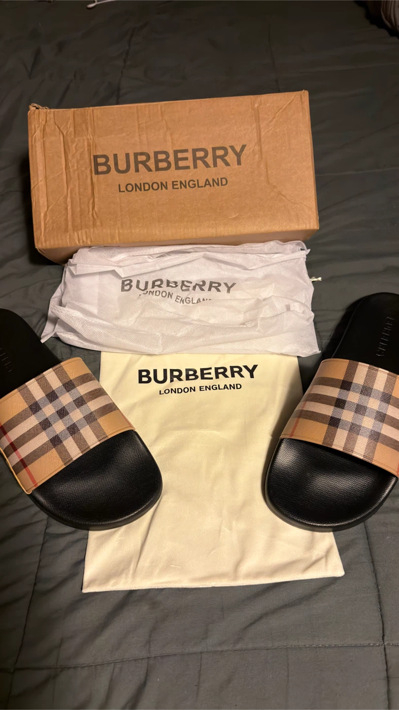Burberry Slides Sandals Nova Check Slides