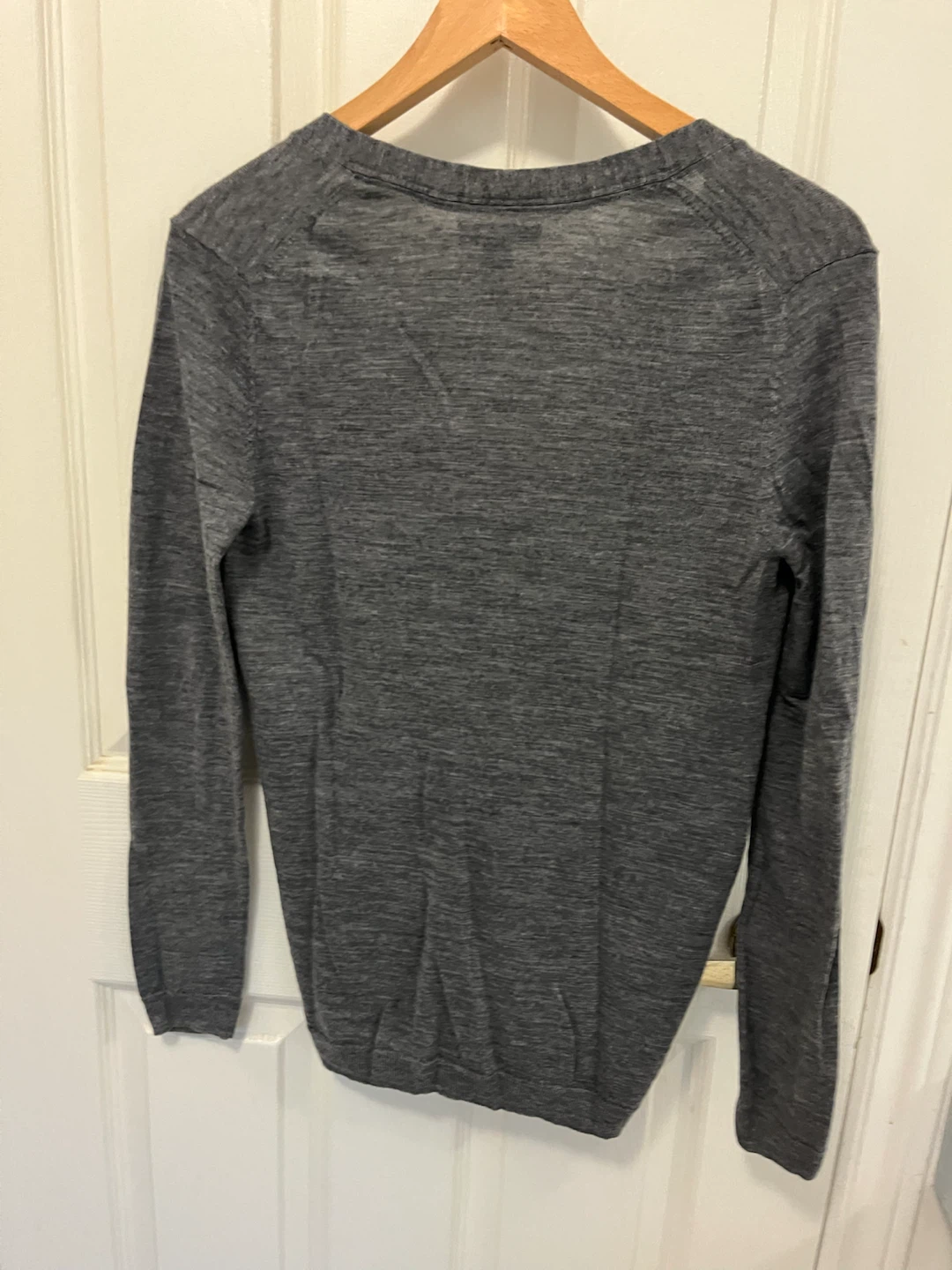 GAP Italian Merino Wool Cardigan - Grey - photo 3