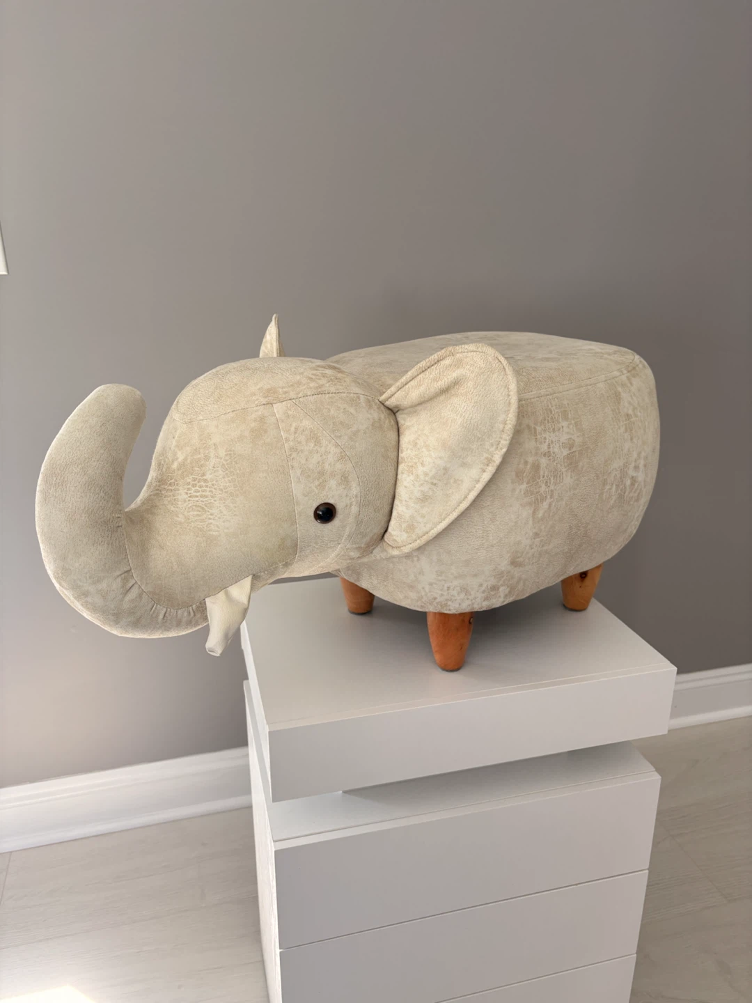 Elephant Footstool Ottoman