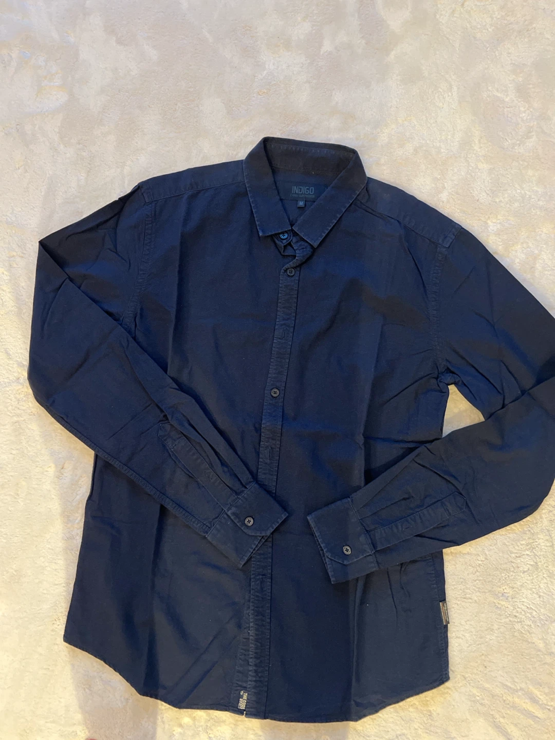 Indigo Long Sleeve Shirt - Size M