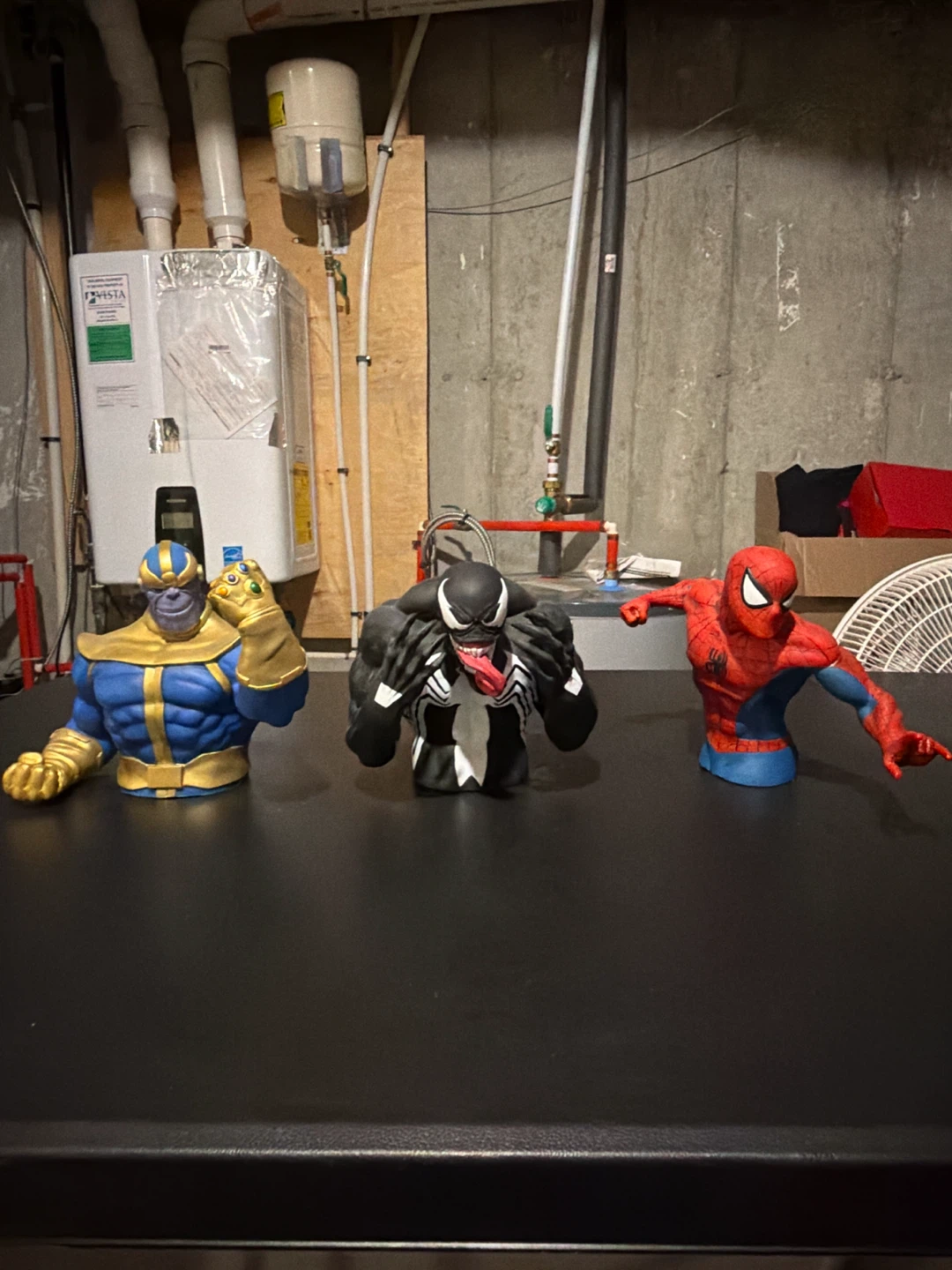 Marvel Superhero Busts - Thanos, Venom, Spiderman