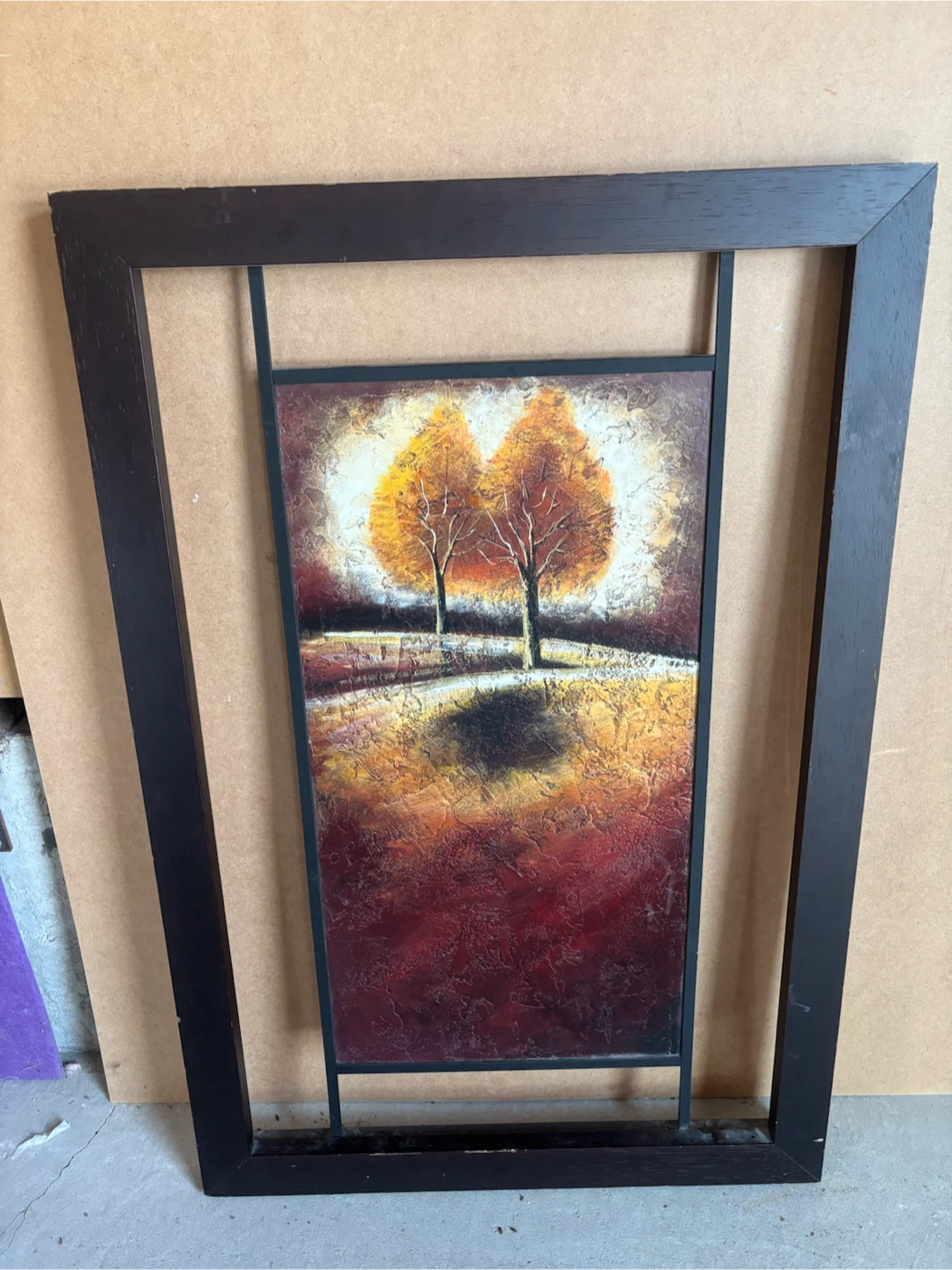 Framed Wall Art with Trees
