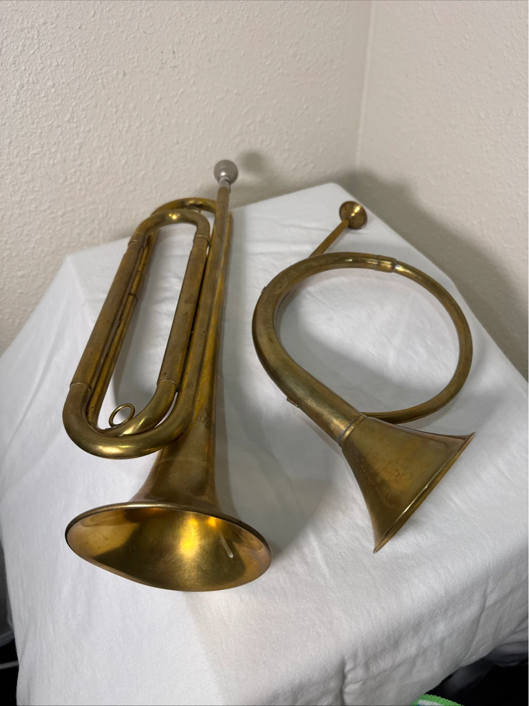 Vintage Brass Bugle and Horn - photo 5