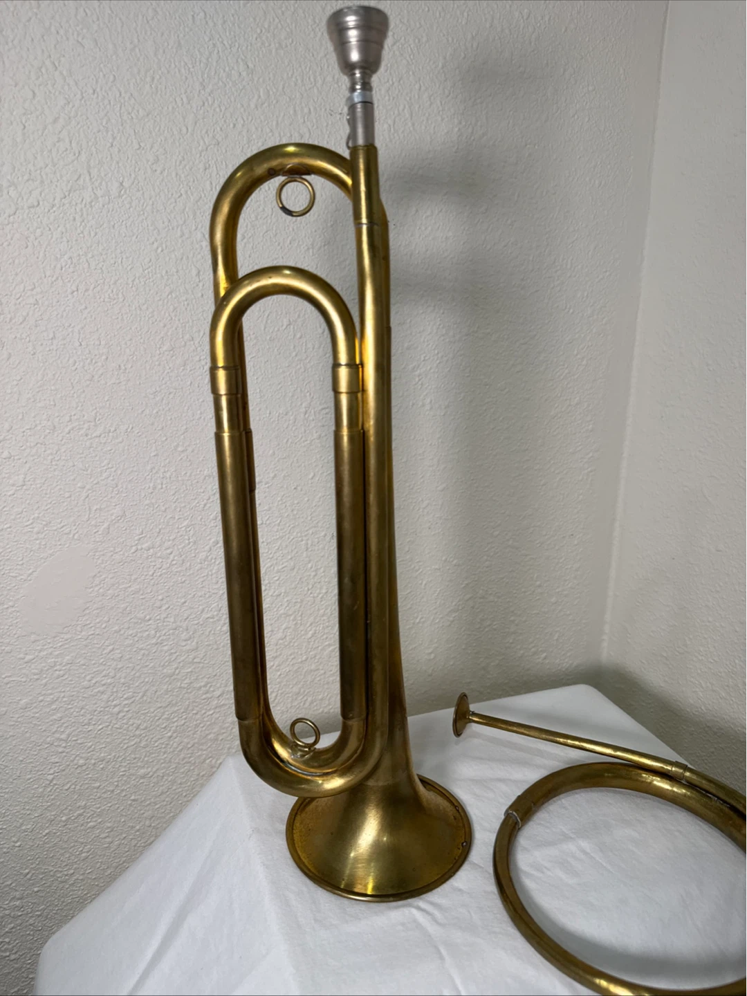 Vintage Brass Bugle and Horn - photo 3